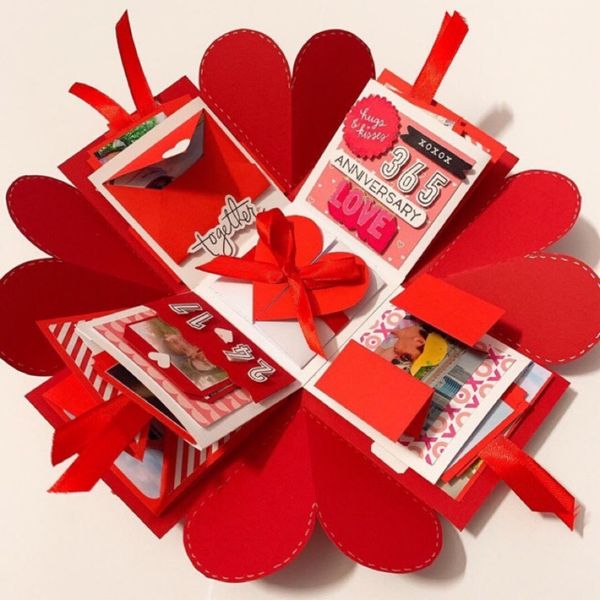 Hộp quà valentine nhiều món quà ý nghĩa