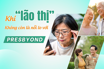 Lão thị – những khó khăn thường gặp khi đối mặt với tuổi trung niên