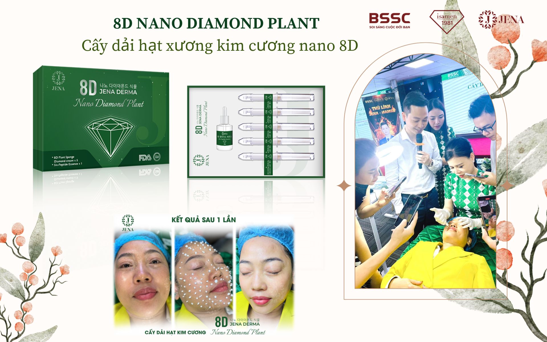 JENA DERMA 8D NANO DIAMOND PLANT - Bí kíp cho làn da hoàn hảo