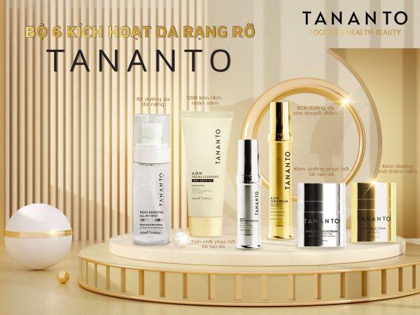 Bộ sáu kích hoạt da rạng rỡ TANANTO