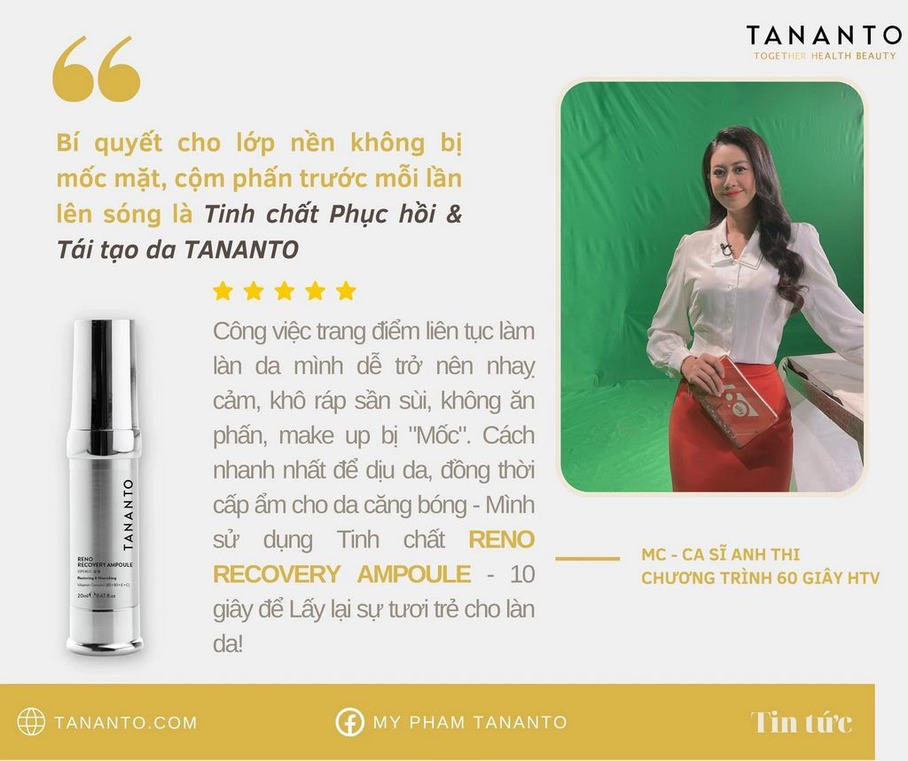 MC - Ca sĩ Anh Thi chia sẻ bí quyết cho lớp nền không bị mốc mặt, cộm 