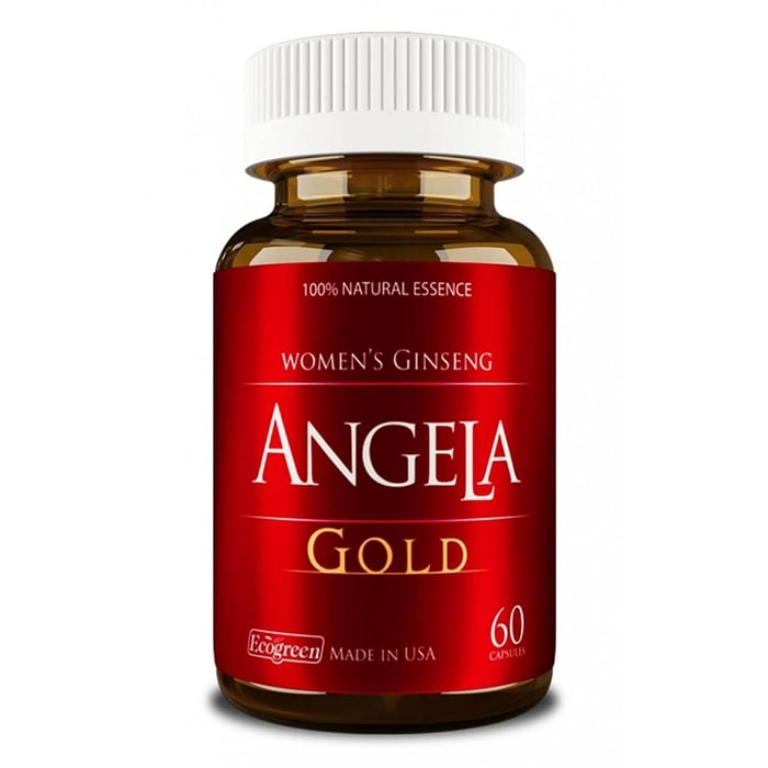 Sâm Angela Gold sản phẩm bổ sung nội tiết tố nữ có nguồn gốc từ Mỹ.