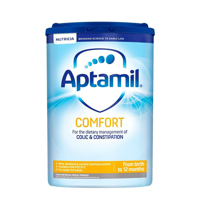 Sữa Aptamil Comfort của Anh chống táo bón và đau bụng