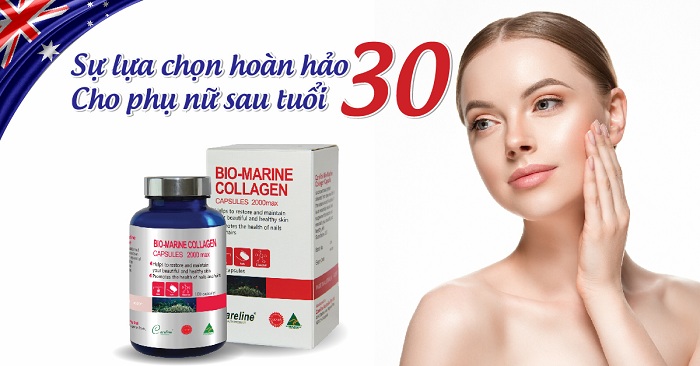 Careline Bio Marine Collagen - Giúp da trắng hồng tự nhiên