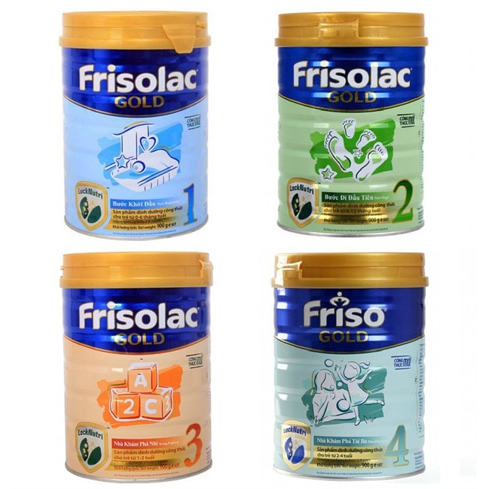 Sữa Frisolac Gold giúp bảo vệ sức khỏe toàn diện cho bé theo từng độ tuổi.