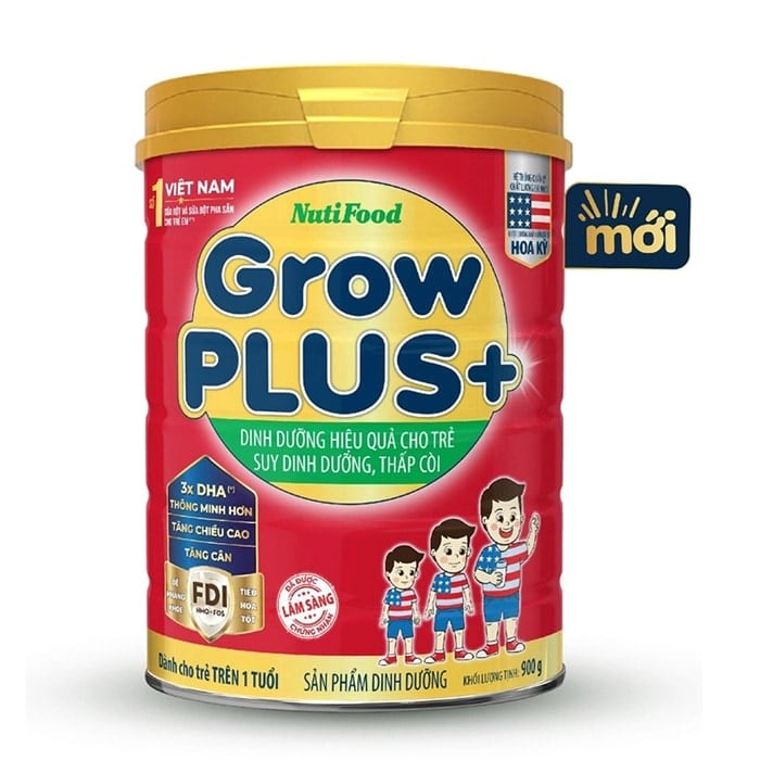 Sữa Grow Plus FDI 1 trong những loại sữa giúp tăng chiều cao cho bé tốt nhất.