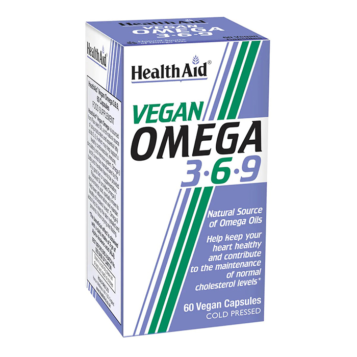 HealthAid Vegan Omega 3-6-9 bổ sung Omega 369 của Anh