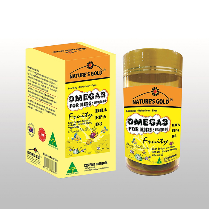 Omega 3 For Kids Nature's Gold