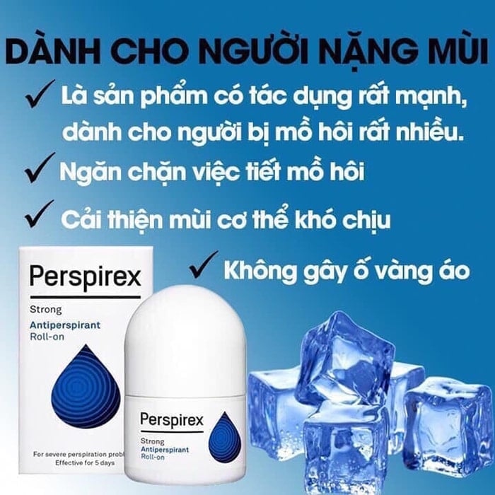 Review Perspirex Strong Roll On có tốt không, mua ở đâu, giá bao nhiêu