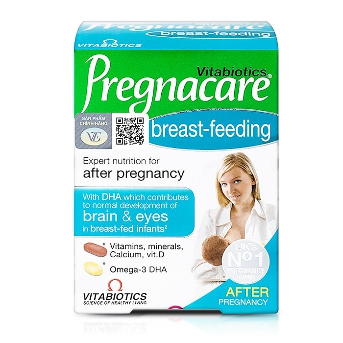 Vitabiotics Pregnacare Breastfeeding viên uống lợi sữa số 1 tại Anh quốc.