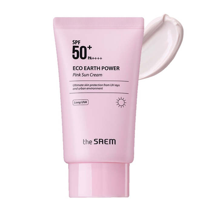 The Saem Eco Earth Power Pink Sun Cream SPF50+/PA++++