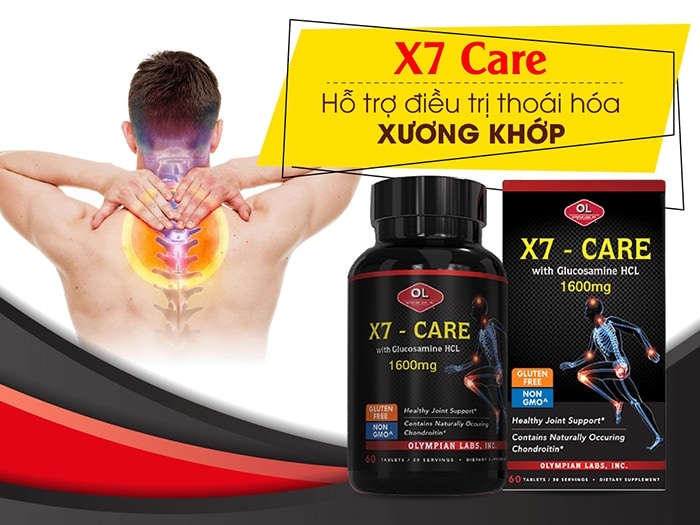 X7 Care giúp giảm đau, giảm sưng viêm xương khớp.