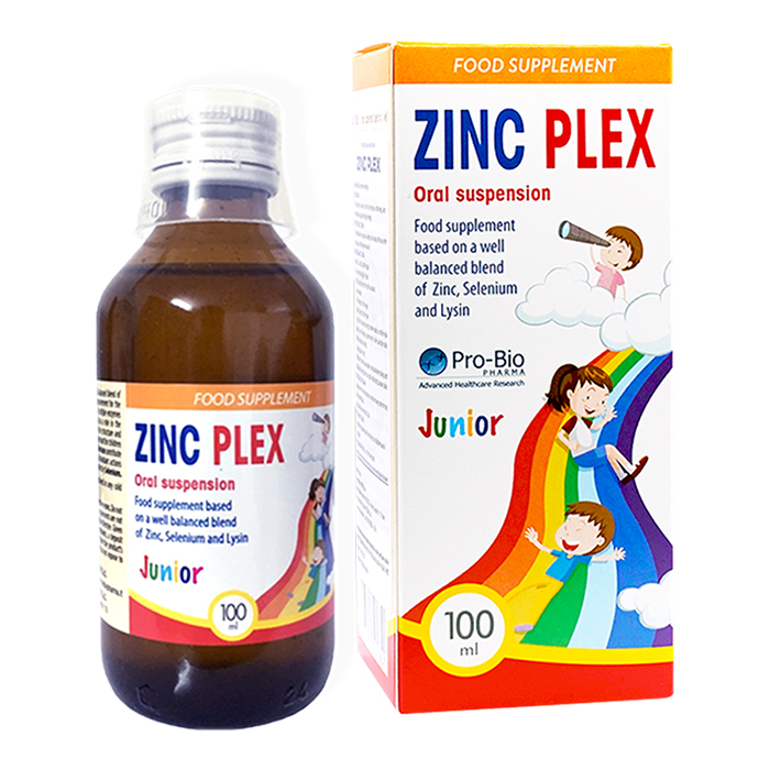 ZinC Plex giúp kích thích tiêu hóa và tăng cường đề kháng cho bé khỏe mạnh, thông minh.