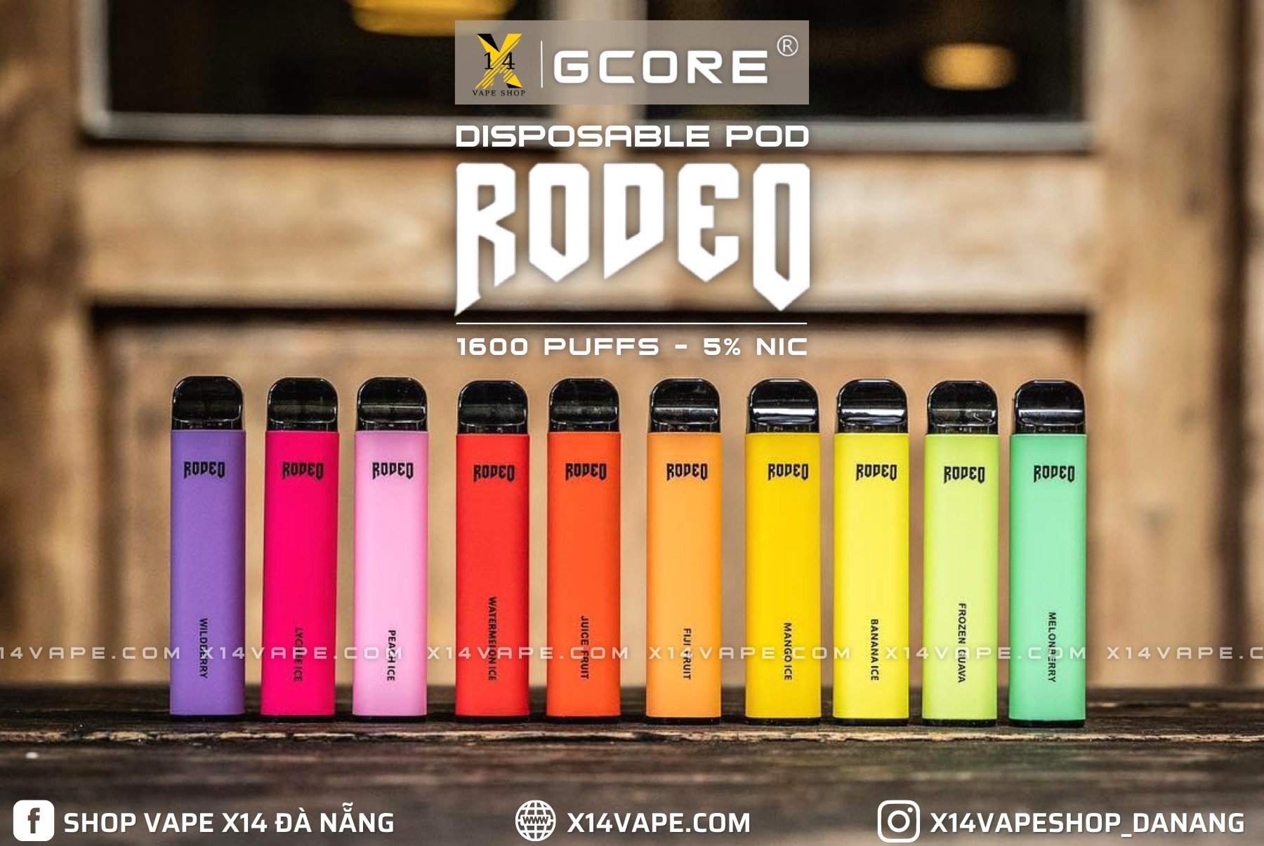 Bảng vị Rodeo. Vị nào ngon nhất?