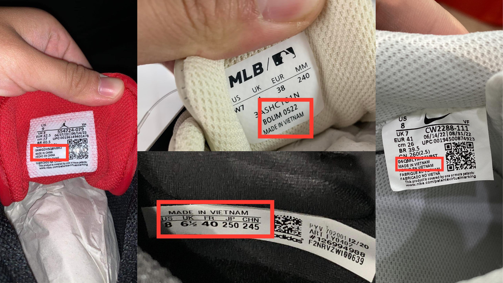 Adidas made in china or outlet vietnam