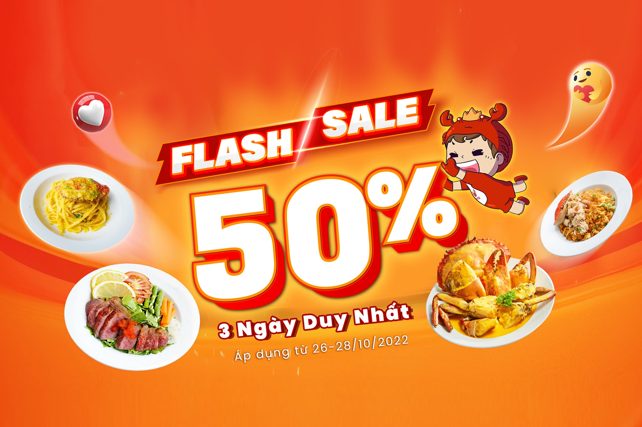 Flash sale cuối tháng 10 - Mừng giao diện website mới