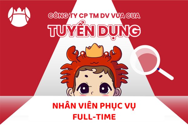 Tuyển dụng: Nhân viên phục vụ full-time