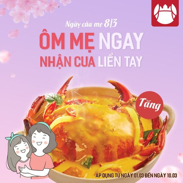 Ôm mẹ ngay – nhận Cua liền tay