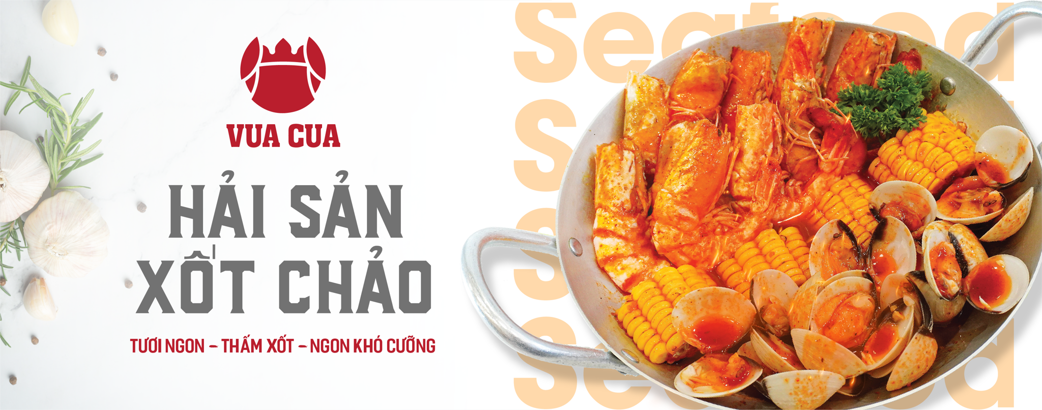 Hải sản chảo chế biến xốt