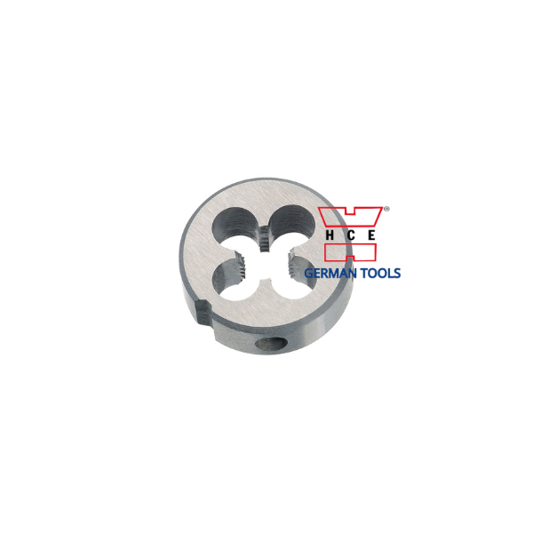 Filière Ronde Fermée DIN 223 HSS-G M2 - M3 X 0.50 (3X50) - Cage 25X9 - Marque HRF - Neuf - Fabriqué En Espagne