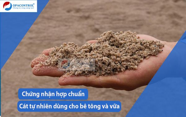 Chứng nhận hợp chuẩn cát tự nhiên