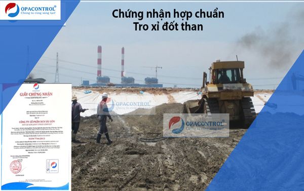 Chứng nhận hợp chuẩn tro xỉ đốt than