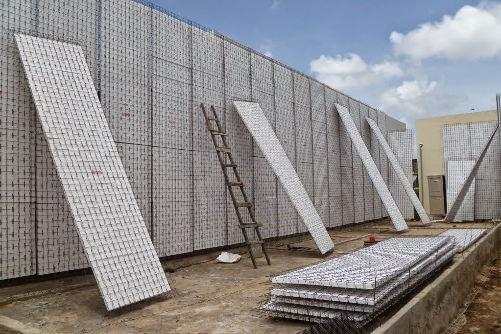 Tấm 3D trong xây dựng