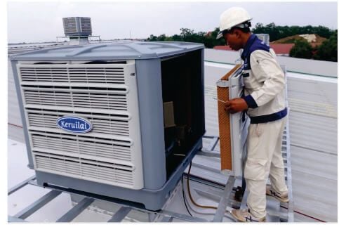 CÁCH VỆ SINH MÁY LÀM MÁT KHÔNG KHÍ BẰNG HƠI NƯỚC HIỆU QUẢ