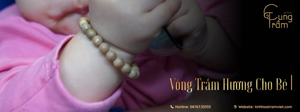 Vòng Trầm Hương Cho Bé