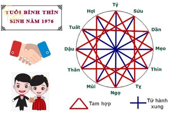 Tuổi Bính Thìn 1976 hợp và kỵ với những tuổi nào?