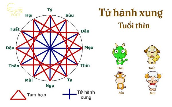 Nhâm Thìn 1952 hợp tuổi nào, khắc tuổi nào?