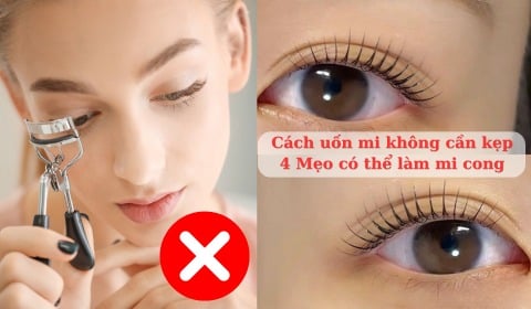 Cách uốn mi không cần kẹp - 4 Mẹo có thể làm mi cong