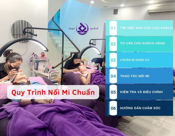 Sau khi nối mi nên kiêng nước từ 4-6 tiếng