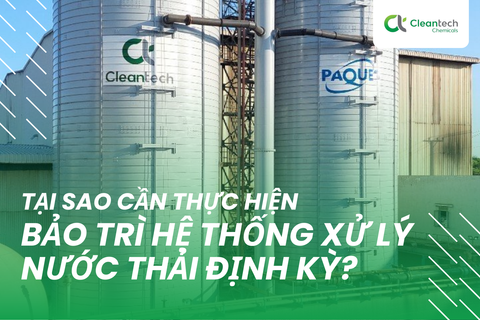 Tại sao cần thực hiện việc bảo trì hệ thống xử lý nước thải định kỳ?