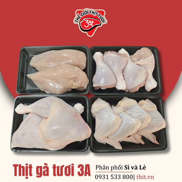 Mua thịt gà tươi chất lượng ở đâu? – Thế Giới Thịt Tươi 3A