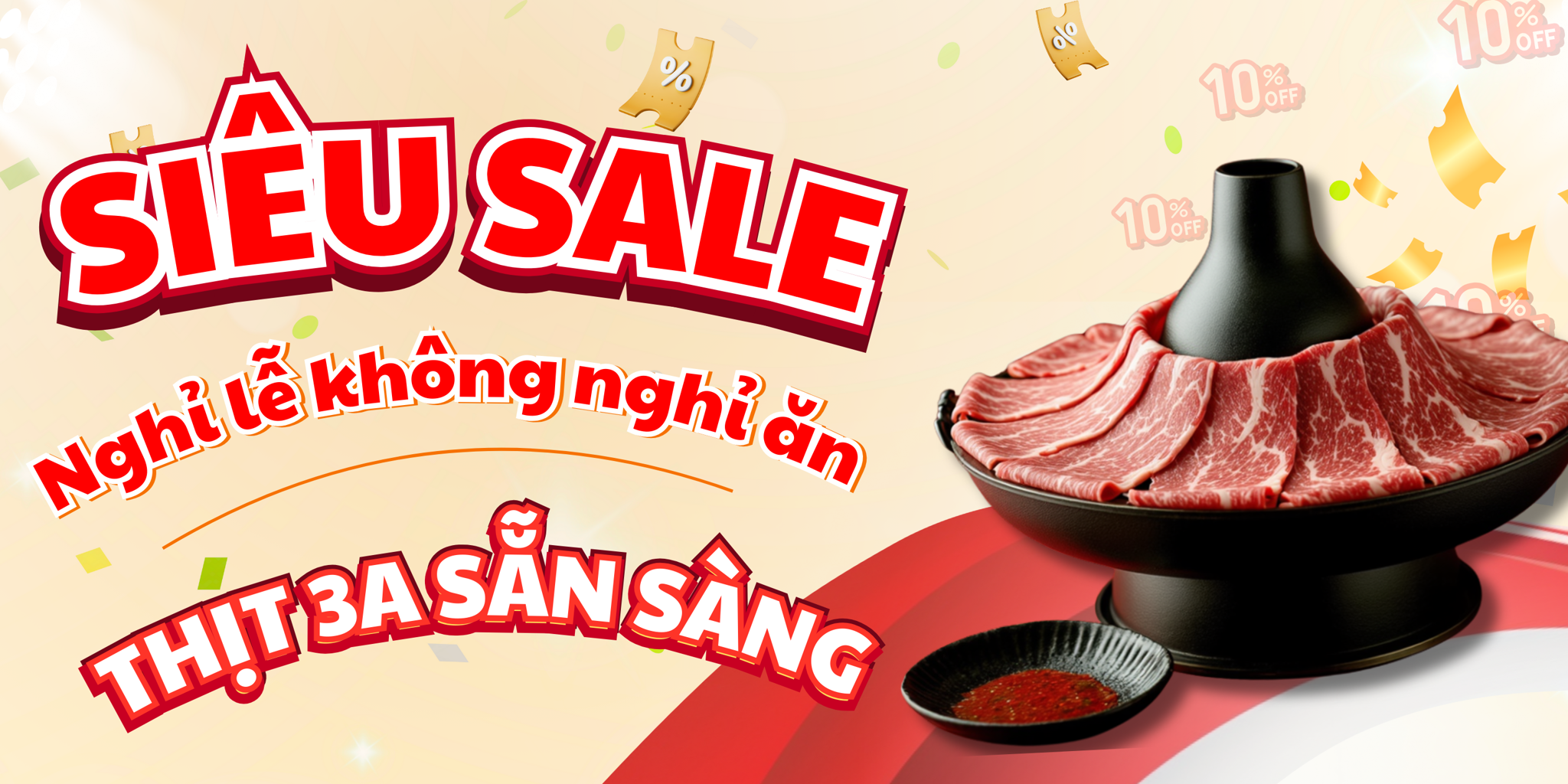 Nghĩ Lễ Không nghỉ ăn- Thịt 3A sẵn sàng