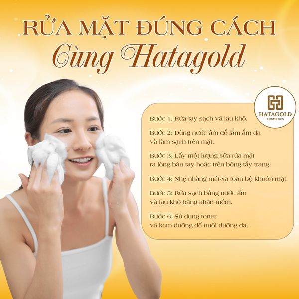 CÁCH RỬA MẶT VỚI SỮA RỬA MẶT ĐÚNG CÁCH