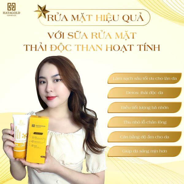 KHÁM PHÁ SỮA RỬA MẶT THẢI ĐỘC THAN HOẠT TÍNH