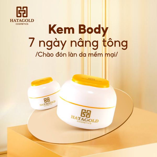 SỞ HỮU LÀN DA BODY MƯỚT MỊN CÙNG KEM DƯỠNG TOÀN THÂN HATAGOLD