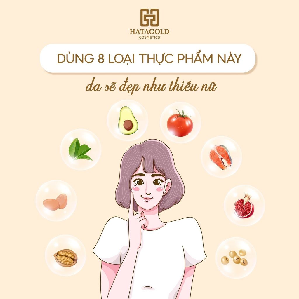 DÙNG 8 LOẠI THỰC PHẨM NÀY DA SẼ ĐẸP NHƯ THIẾU NỮ