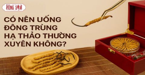 Có Nên Uống Đông Trùng Hạ Thảo Thường Xuyên?