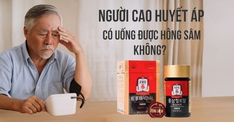 Người Cao Huyết Áp Có Uống Được Hồng Sâm Không