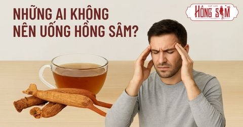 Những Ai Không Nên Uống Hồng Sâm?