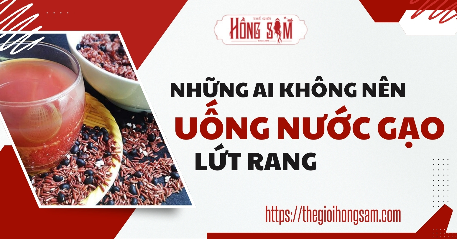 Những ai không nên uống nước Gạo Lứt Rang?