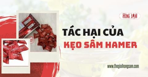 Tác hại của kẹo Sâm Hamer