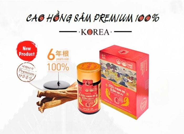 Cao hồng sâm nguyên chất Hàn Quốc