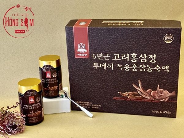 Tác dụng của cao hồng sâm nhung hươu Goryo Hàn Quốc đối với sức khỏe.