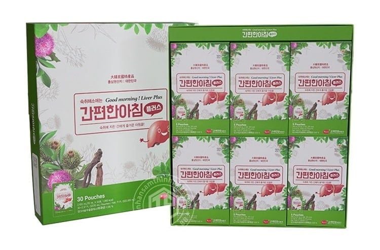 Nước bổ gan thanh lọc cơ thể chính hãng Hàn Quốc hộp 30 gói x 70ml