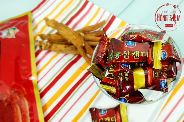 Hình ảnh kẹo hồng sâm 365 gói 200g chính hãng Hàn Quốc