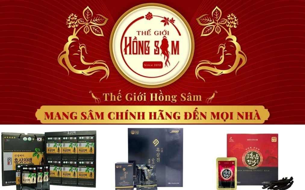 Mua nước hắc sâm Hàn Quốc chính hãng tại Thế Giới Hồng Sâm